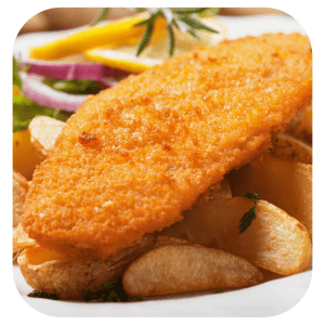 filet de pit de pollastre empanat