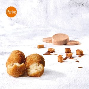 Croqueta Mousse de Foie con Manzana Caramelizada